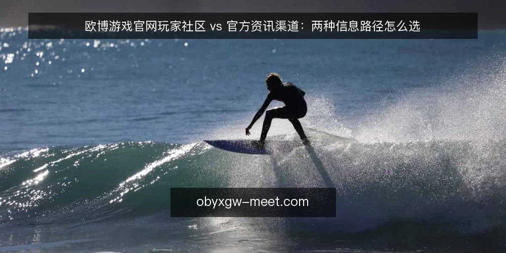 欧博游戏官网玩家社区 vs 官方资讯渠道:两种信息路径怎么选 — 先定对比标准:你要解决什么问题 配图